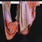 Preview: AHMADDY Seiden-Wollschal orange rosa beige blaugrau